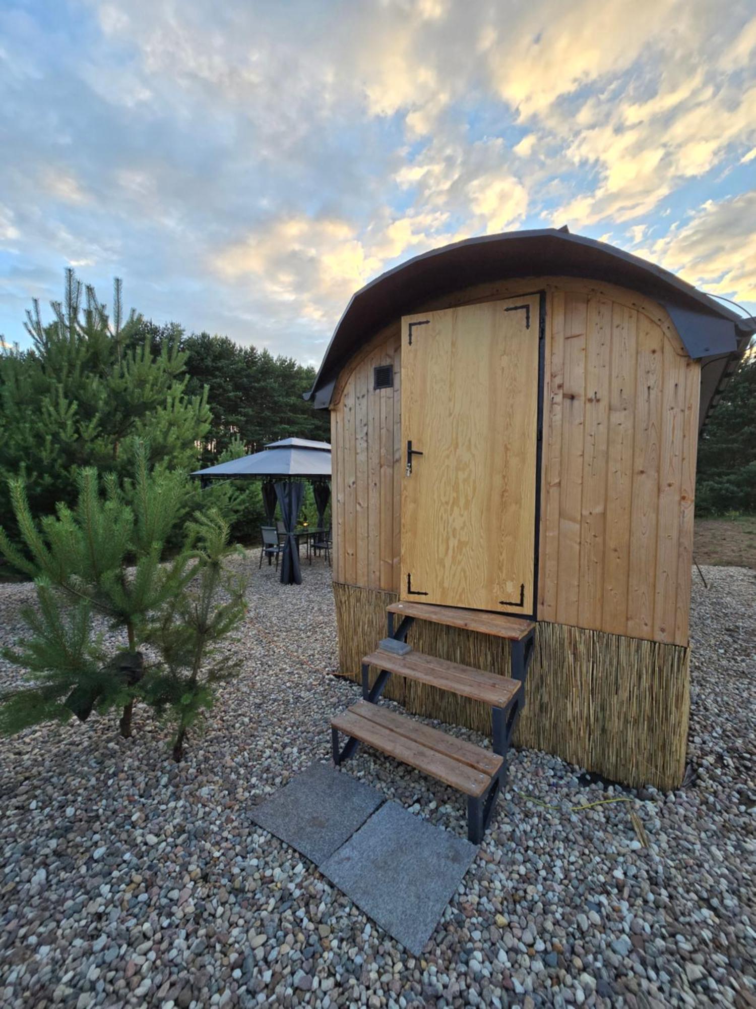 Oaza Swiety Spokoj - Domek Z Balia I Jacuzzi Rzasnik Exterior photo