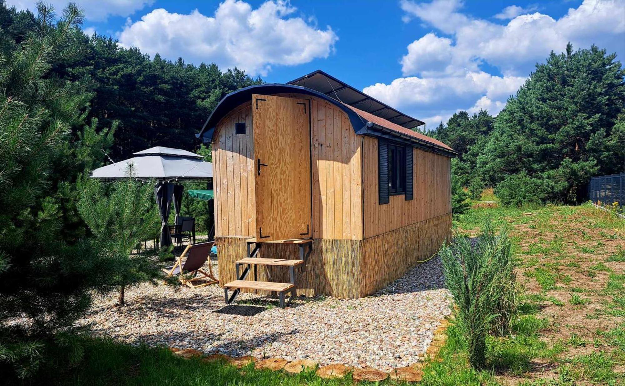 Oaza Swiety Spokoj - Domek Z Balia I Jacuzzi Rzasnik Exterior photo