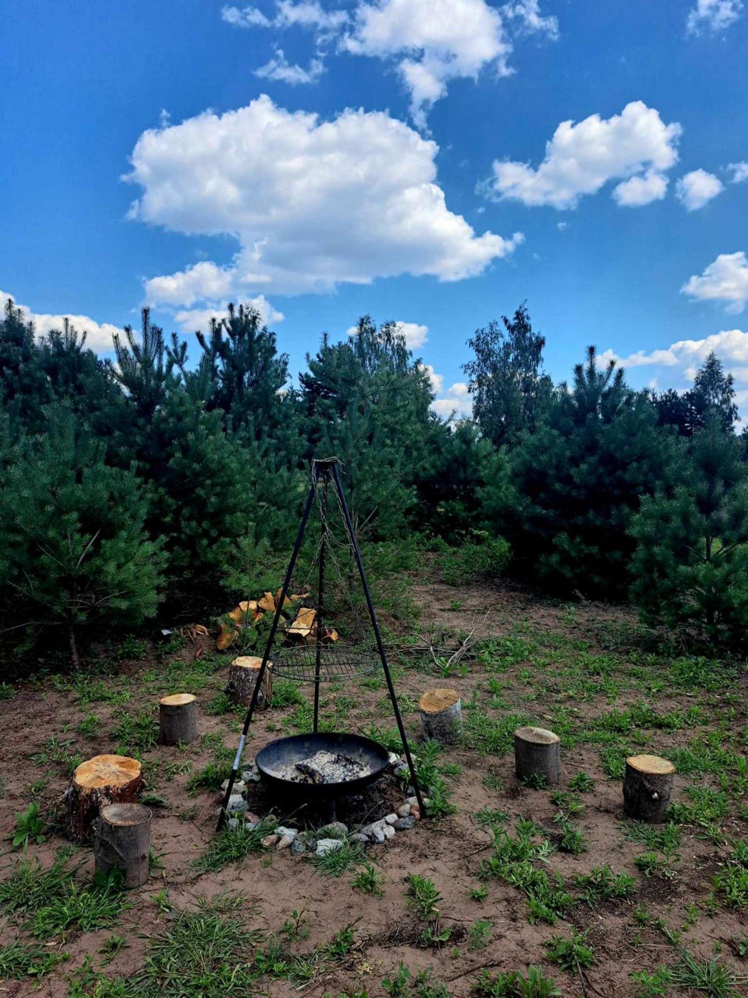 Oaza Swiety Spokoj - Domek Z Balia I Jacuzzi Rzasnik Exterior photo